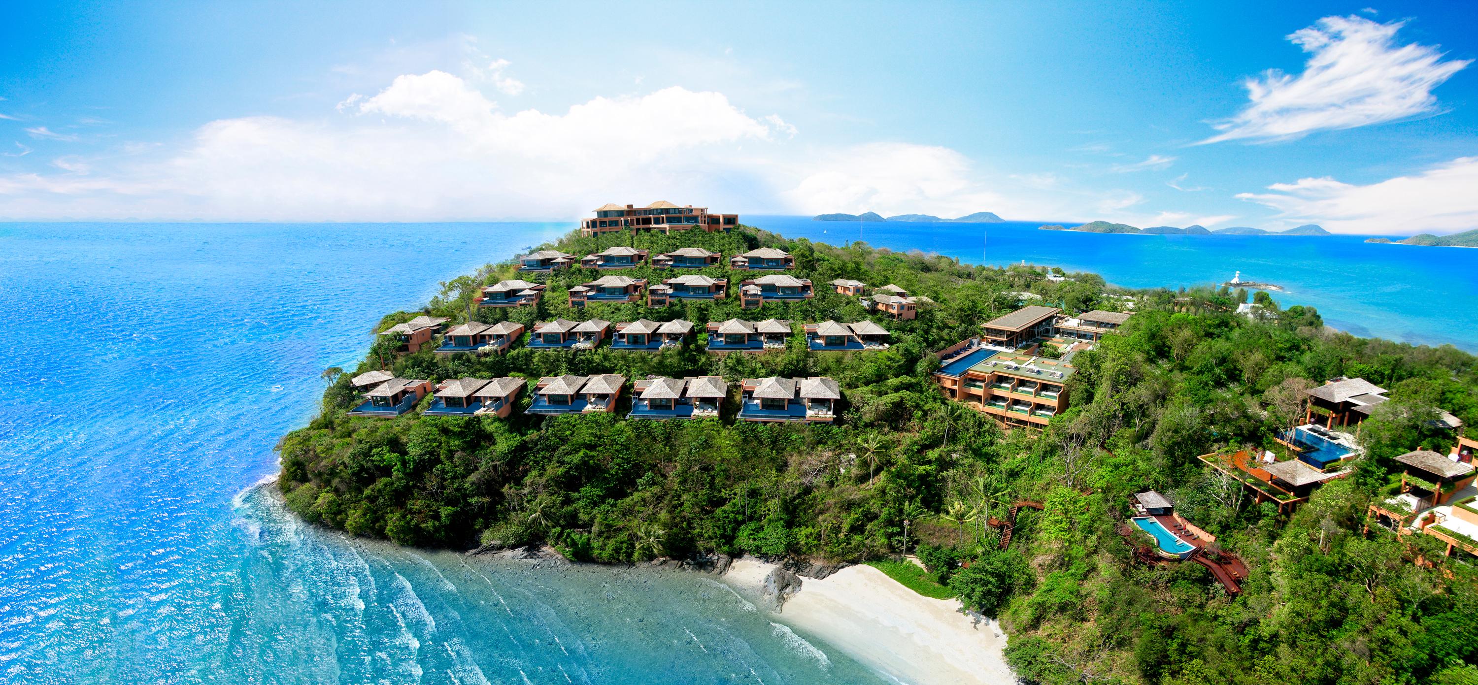 Sri Panwa Phuket Luxury Pool Villa Hotel - Sha Plus Eksteriør billede Aerial view of the resort