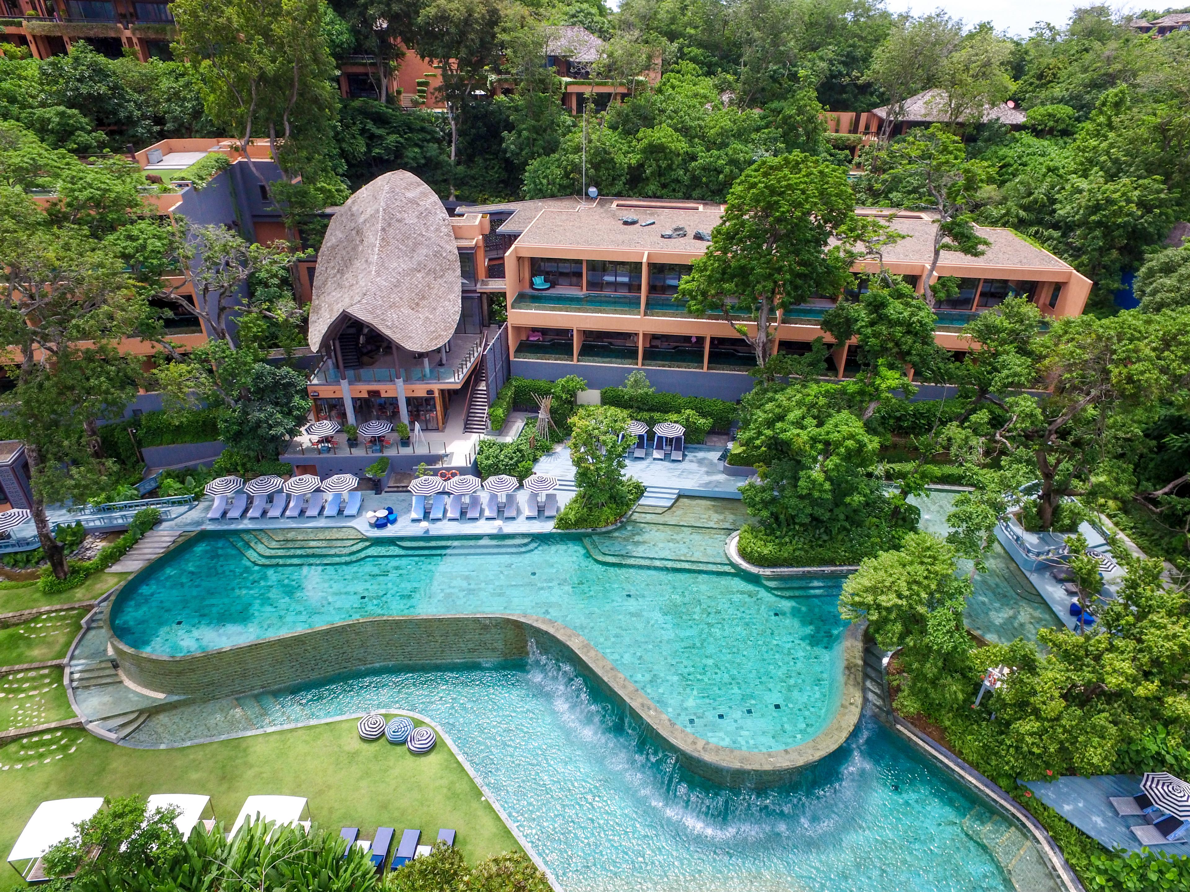 Sri Panwa Phuket Luxury Pool Villa Hotel - Sha Plus Eksteriør billede Aerial view of the resort