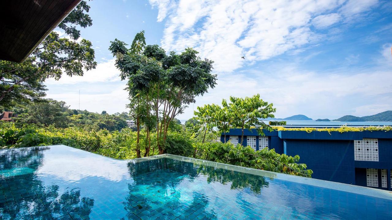 Sri Panwa Phuket Luxury Pool Villa Hotel - Sha Plus Eksteriør billede View from the pool at the resort