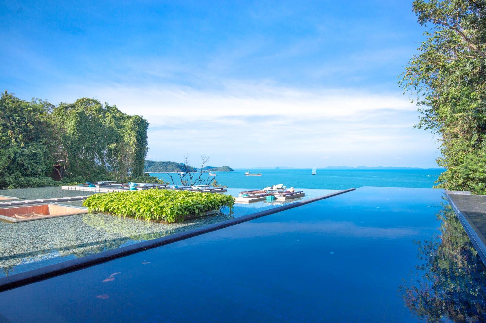 Sri Panwa Phuket Luxury Pool Villa Hotel - Sha Plus Eksteriør billede View of the Andaman Sea from the resort