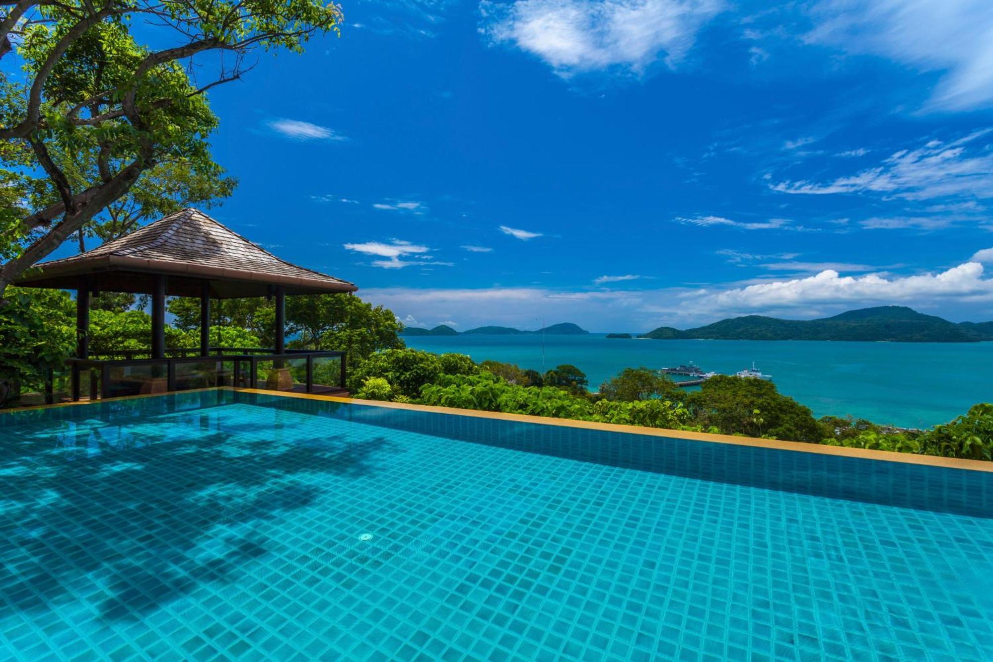 Sri Panwa Phuket Luxury Pool Villa Hotel - Sha Plus Eksteriør billede View of the Andaman Sea from the resort